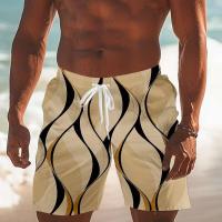 Ropa de baño hawaiana para hombres Pantalones deportivos de secado rápido con estampado en línea 3D - details 5