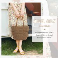 Shoppers para mujer bolso de verano estilo bohemio bolso de hombro grande de playa Pa - details 3