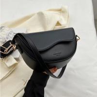 Bolso de Mano con Tapa Abatible de Color Sólido Bolso Ancho para Hombro con Correa para Mujer - details 10