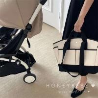 Ins Mommy-bandolera informal grande para madre y pañal, bolso de lona para mamá al aire libre, paquete de maternidad - details 4
