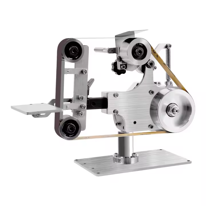 Lijadora de Placas Multifuncional, Lijadora de Banda, Vertical / Horizontal, Motor sin Escobillas, Pulido, 762×25 mm, Máquina de Cinta, 220 V, 550 W - 1