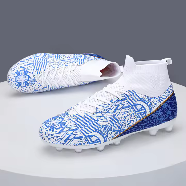 Zapatillas de Fútbol Transpirables de Caña Alta Adecuadas para Niños y Niñas - 1
