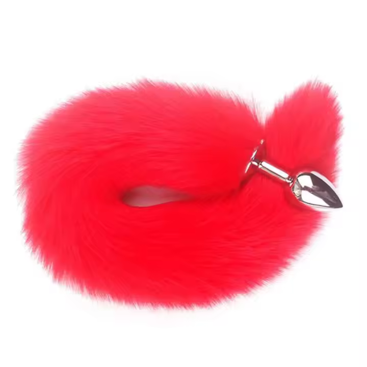 Juguete de Cola de Zorro de Acero Inoxidable Enchufe Anal Sensorial para Adultos - 1