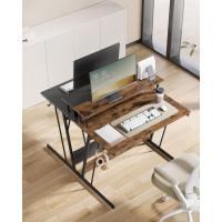 Escritorio de Juegos con Luces LED y Enchufes Mesa de Oficina Dormitorio para 2 Monitores - details 28