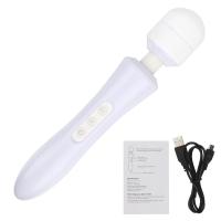 Vibrador de Masaje Corporal 20 Frecuencia 8 Velocidad Potente Bastón Mágico con Cabeza Grande Producto Sexual para Mujeres Juguetes Sensuales Saludable - details 0