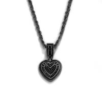 VYZW-Love Cadena de clavícula Metal Hip Hop Accesorios Suéter Cadena Collar con Colgante para Mujer - details 10