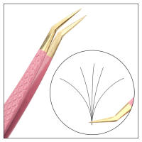 Pinzas de Extensión de Pestañas Falsas de Alta Precisión Diseño Recurso, Antideslizante, Rebote Moderado para Eliminación de Vello Ingrown Eyebrows - details 1