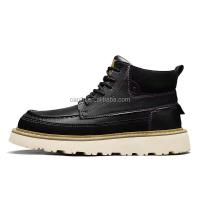 Botas nuevas de alta calidad, zapatos de mezclilla verdes antideslizantes, marca de zapatos de hombre para exteriores de cuero genuino, diseño italiano, piel, invierno - details 5