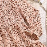 Vestido Largo con Estampado Completo para Niñas Moda Primavera-Otoño 2024 - details 7