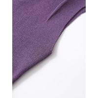 Vestidos cortos de punto estilo patinadora para mujer, cuello redondo, manga asimétrica con pliegues, línea A, primavera 2025 - details 7