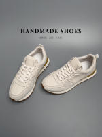 Zapatos blancos de suela gruesa de piel de vaca de primera capa de cuero genuino de alta gama - details 10