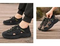 Zapatillas de verano para hombre, zapatos informales para la playa al aire libre, sandalias, chanclas para caminar, zapatos ligeros de moda cómodos, calzado masculino - details 3