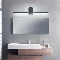 NEO Gleam-luz frontal para espejo de baño, luces Led modernas para espejo de pared, candelabro blanco y negro, L70, 90, 110cm - details 1