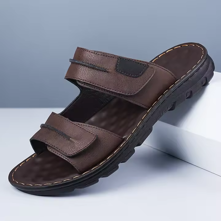 Nuevas Sandalias de Verano 2025 para Hombres Antideslizantes, Uso Doble, Gran Tamaño, Zapatos de Playa - 1