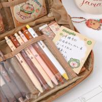Juego de papelería de capibara de dibujos animados, juego de papelería escolar Kawaii con temática de capibara, muñeco de peluche, Kit de regalo de herramientas para estudiantes de gran capacidad - details 3