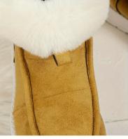 Simple Solid Color Thickened Medium Tube Warm Snow Boots Fashion Comfortable Thick Bottom Snow Boots Women Footwear - details 12