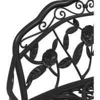 Banco de Jardín Blanco de Aluminio Fundido Dimensiones 100 x 54 x 80 cm - details 10