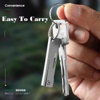 Mini cuchillo plegable TC4 de aleación de titanio Portátil, cuchillo colgante, desembalaje express, cuchillo de bolsillo, herramienta EDC para regalo - details 84