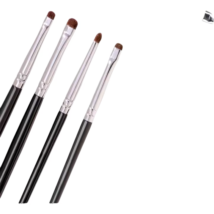 Pincel de Sombra de Ojos Plano Fino Herramienta de Maquillaje de Belleza para Realzar Ojos y Cejas - 1
