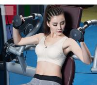 Sujetador deportivo con cremallera frontal para mujer, Top para Fitness, chaleco para correr, sujetador deportivo transpirable absorbente de golpes para Yoga, realce S-4XL - details 17