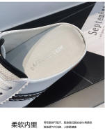 Dexun zapatos media zapatillas nuevo feo lindo medio arrastre zapatos deportivos planos casuales de gran tamaño zapatos de las mujeres 41-43 - details 21