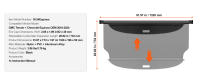 SucceBuy Cubierta de carga retráctil para GMC Terrain y Chevrolet Equinox 2018-2024, protector de seguridad impermeable para maletero, cubierta trasera resistente a los rayos UV con aleación de aluminio y PVC - details 6