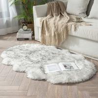 Alfombra de Lana Suave para Dormitorio Sala de Estar Alfombra para Coche Sofá Silla Cojín Lavable Alfombra de Piso para Dormitorio - details 7