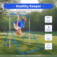 Barra de gimnasia Junior para niños, entrenamiento para gimnasio en casa, barras horizontales altas ajustables - details 3
