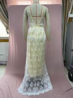 2025 nuevo vestido de novia de encaje sin mangas sexy y con cuello en V - details 13