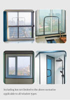 Mosquitera con cremallera para ventana, cortina de puerta, se puede personalizar, invisible, nuevo estilo - details 4