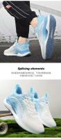 Zapatos deportivos informales, modernos, transpirables y a la moda para correr para hombre, estilo para caminar al aire libre, suela alta - details 8