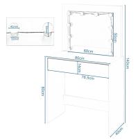 Iluminación de tocador, luz LED ajustable para espejo, mesa cosmética con cajón, tocador, tocadores - details 4