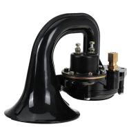 12V/24V Auto Air Horn Loud Truck Trumpet Air Horn With Electric Valve Flat For Car Vehicle Trucks Bus Van Train - details 2