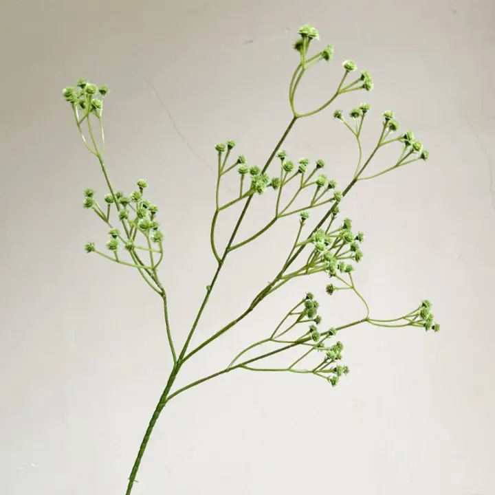 Planta verde Artificial de estilo bosque, hojas de palma grandes, flor de simulación, plantas falsas hechas a mano de plástico, boda y cumpleaños - 1