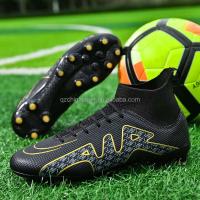 Zapatos respirables del fútbol de los muchachos de los hombres de los zapatos de fútbol del diseño de la marca del ODM del OEM - details 3