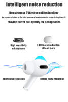 Auriculares inalámbricos Air3 originales con micrófono y control táctil, auriculares Bluetooth, auriculares Inpods Pro 3 con reducción de ruido, auriculares deportivos - details 4