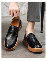 Mocasines zapatos de cuero casuales de verano para hombres zapatos cómodos y transpirables Doudou cubren los pies - details 10
