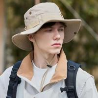 Sombrero de pesca con protección solar para hombre, gorra transpirable de verano para acampar, senderismo, Anti-UV, Montañismo - details 7