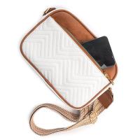 Nuevo estilo, bolso bandolera pequeño con múltiples cremalleras para mujer, correa ancha, billetera para teléfono móvil, bolso de hombro de PU - details 12