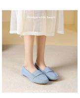 Zapatillas de ballet suaves y cómodas con cuña baja para mujer - details 16
