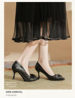 Temperamento tacones delgados tacones altos de las mujeres 2025 nueva falda desnuda hada suave cuero suave hermosa dama de honor zapatos. - details 12