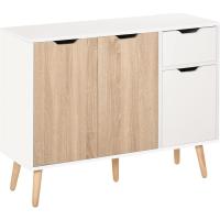 Moderno Aparcador para Sala de Estar con 3 Puertas y Cajón Mueble Auxiliar para Cocina Dormitorio - details 9