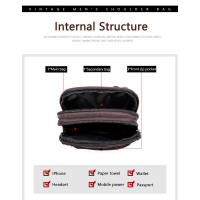 Bolso de hombro de cuero, bolso de hombre - details 19
