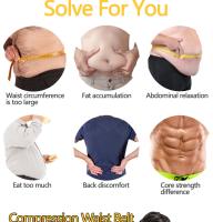 ROBASUK-Entrenador de cintura, corsés recortadores, moldeador de cuerpo para pérdida de peso, cinturón adelgazante ajustable, Control de barriga, moldeador de cuerpo para sudor, cintura delgada - details 2