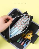 Estuche de Lápices Desmontable de Gran Capacidad Bolsa de Papelería Escolar con Dibujos Animados - details 3