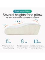Almohada de algodón con memoria de rebote lento para el cuello, Cervical antirronquidos cojín de partición, memoria de rebote lento - details 3