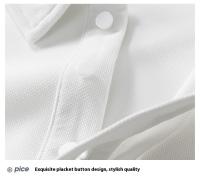 Camiseta manga corta hombre polo holgado antibacteriano adelgazante polo cómodo transpirable - details 12