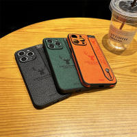 Funda de Teléfono de Cuero Sintético con Correa para iPhone Diseño Minimalista Protección de Cámara - details 8