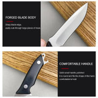 Cuchillo De Cocina Chef Forjado a Mano Acero Inoxidable Cebolla Y Carne Herramienta De Cocina Profesional Con Mango Cómodo - details 4
