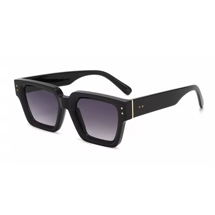Gafas de Sol Premium para Hombres Diseño Negro de Marca China Certificado CE - 1